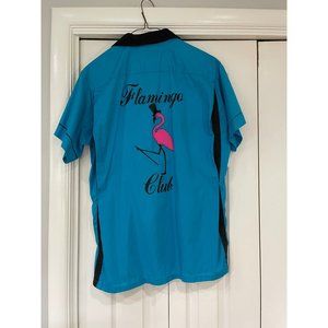MEO Cruisin USA Custom made Muckler Bowling Flamingo shirt Medium
